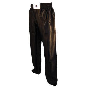 pantalon full contact uni a bandes stretch noir