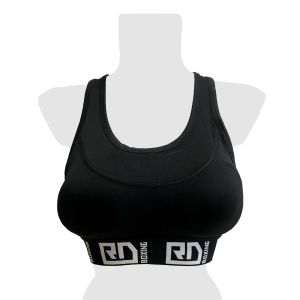 combat sport protection bra black RD boxing V4