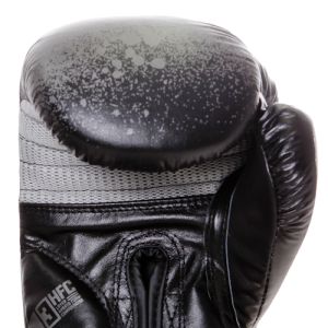 gants de boxe rumble v5 CUIR Ltd STENCIL noir/gris RD boxing