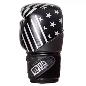 Gants De Boxe Rumble 12oz Cuir Ltd PMG Noir/Silver V5 RD BOXING