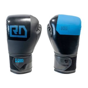 Gants De Boxe Rumble Noir/Bleu BLOCK COLOR V6 RD BOXING