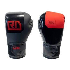 Gants De Boxe Rumble Noir/Rouge BLOCK COLOR V6 RD BOXING