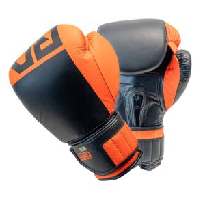 Gants de boxe rumble V6 CUIR BLOCK COLOR orange RD boxing