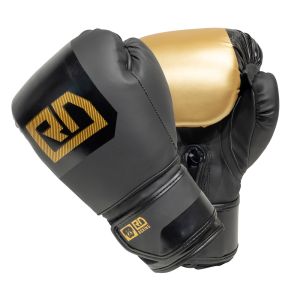 Gants De Boxe Rumble BLOCK COLOR Noir/Gold V6 RD BOXING