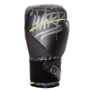 Gants de boxe Rumble V5 CUIR Ltd STATEMENT noir/gris RD boxing