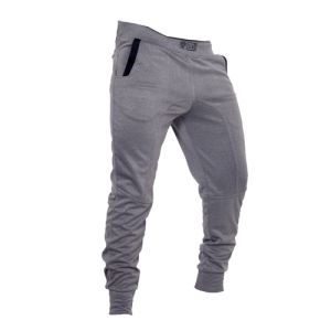 black unisex fleece tracksuit pants