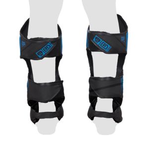 Shin/foot guard K1 / Muay Thaï HD V5 BLACK/ WHITE