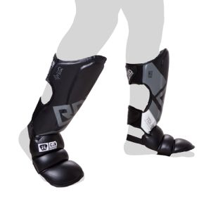 Shin/foot guard K1 / Muay Thaï HD V5 BLACK