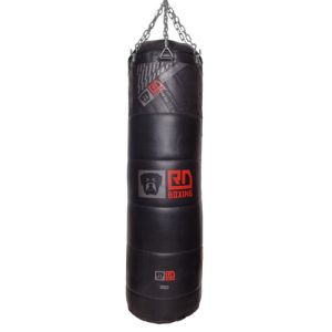 Sac de frappe cuir matelassé lourd v5 rd boxing