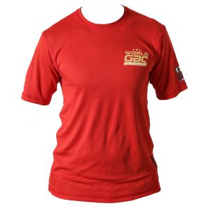 EVENT WEAR : T-shirt respirant WGBC rouge Ltd