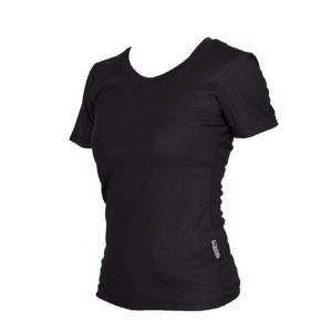 T-shirt technique respirant  Féminin Noir