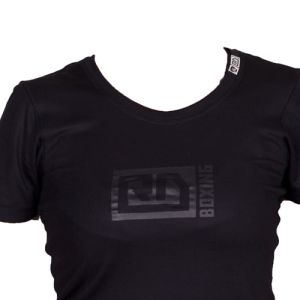 t shirt technique respirant  Féminin Noir RD BOXING V4