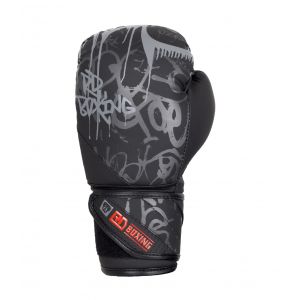 Gants de boxe Rumble V5 TAG noir/gris RD boxing