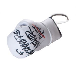 PORTE CLES STATEMENT blanc/noir RD BOXING 