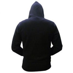 sweatshirt capuche molleton homme noir