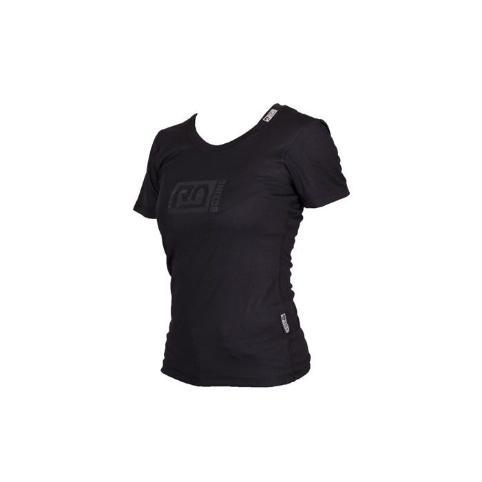 Women breathable tech t shirt Black RD BOXING V4