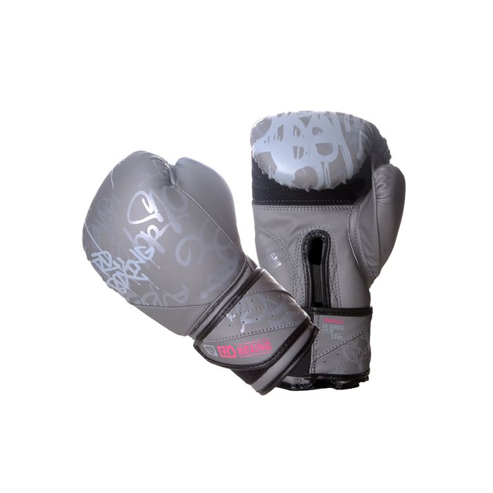 Gants De Boxe Rumble 08oz Tag Gris/Pink  V5 RD boxing