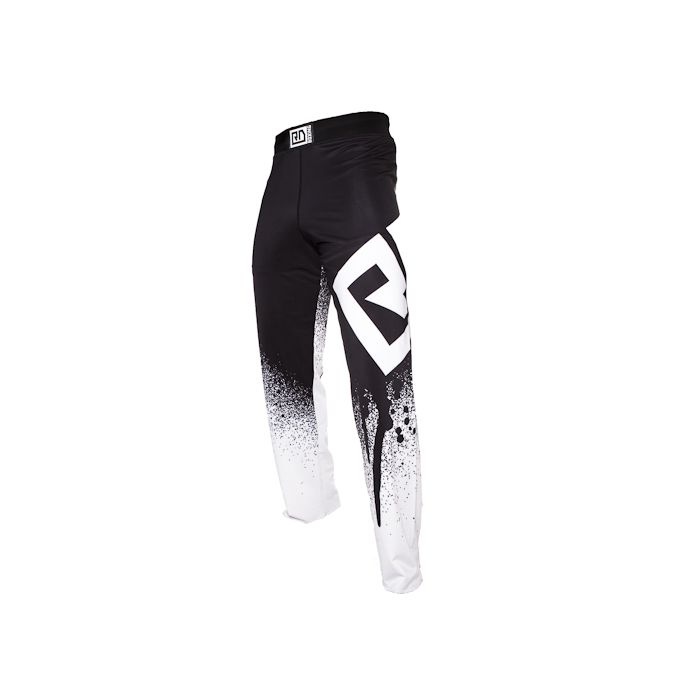 Pantalon savate boxe francaise sublimé noir/blanc STENCIL V5 RD BOXING