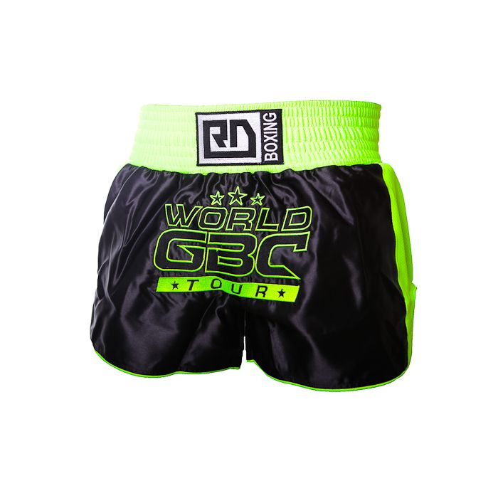 EVENT WEAR : Short GP / K1 Thaï WGBC TOUR VERT FLUO Ltd