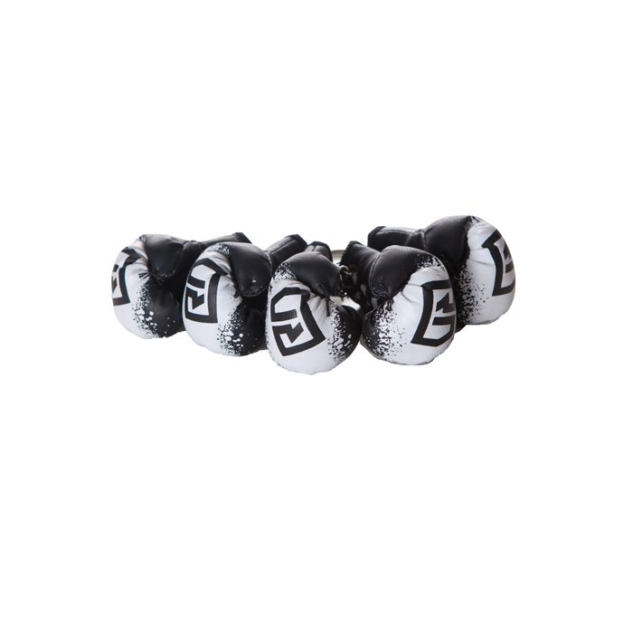 PORTE CLES STENCIL, noir/white RD BOXING 