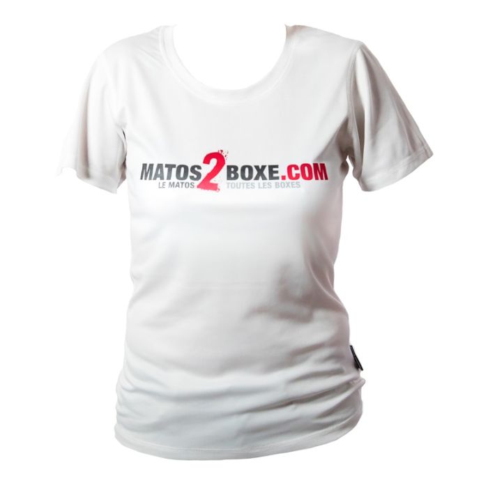 t shirt technique respirant féminin blanc