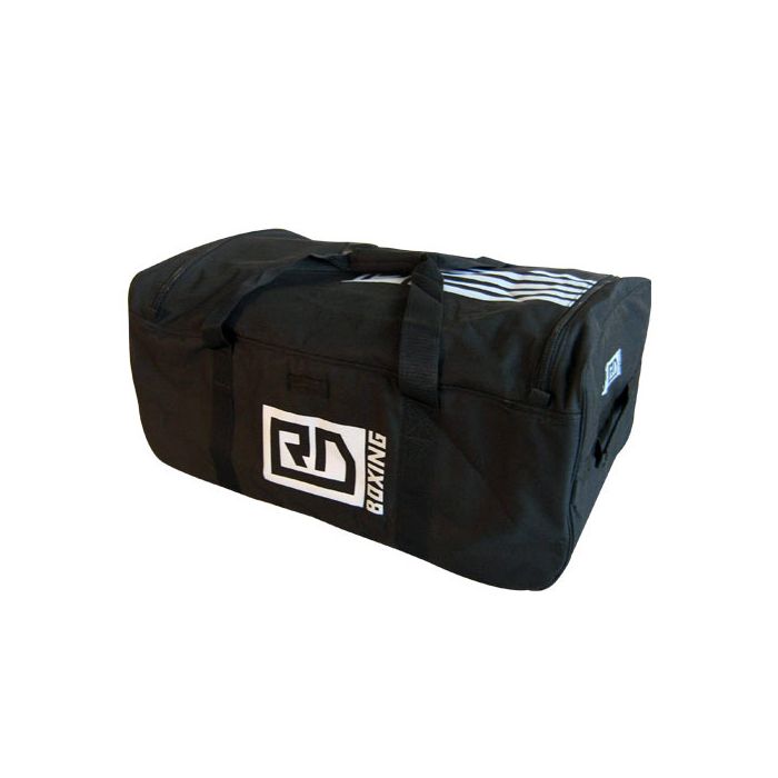 SAC DE TRANSPORT MATERIEL DOUBLE FERMETURE FILET MECHE A ROULETTES, NOIR. 