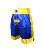 short lettrage bleu jaune