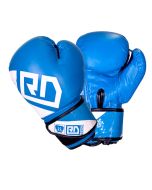 Gants de boxe ANGLAISE AMATEUR Rumble V5 bleu RD boxing