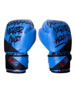 Gants de boxe Rumble V5 CUIR Ltd STATEMENT bleu/noir RD boxing