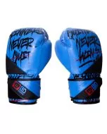 Gants De Boxe Rumble 12oz Cuir Ltd STATEMENT Bleu/Noir V5 RD BOXING