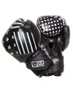 Gants De Boxe Rumble 12oz Cuir Ltd PMG Noir/Silver V5 RD BOXING