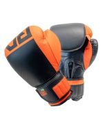 Gants De Boxe Rumble Cuir BLOCK COLOR Orange/Noir V6 RD BOXING