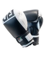 Gants De Boxe Rumble Cuir BLOCK COLOR Blanc/Noir V6 RD BOXING