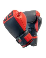 Gants De Boxe Rumble Cuir BLOCK COLOR Rouge/Noir V6 RD BOXING