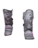 Protege Tibia/pieds K1 / Muay Thaï HD V5 TAG GRIS/PINK