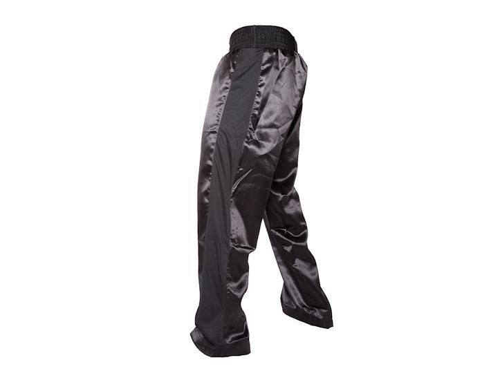 full contact satin pants v3 black