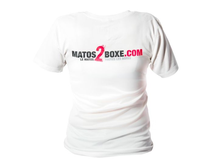 t shirt technique respirant féminin blanc