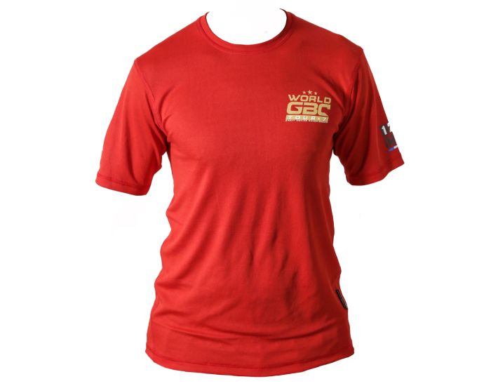 EVENT WEAR : T-shirt respirant WGBC rouge Ltd